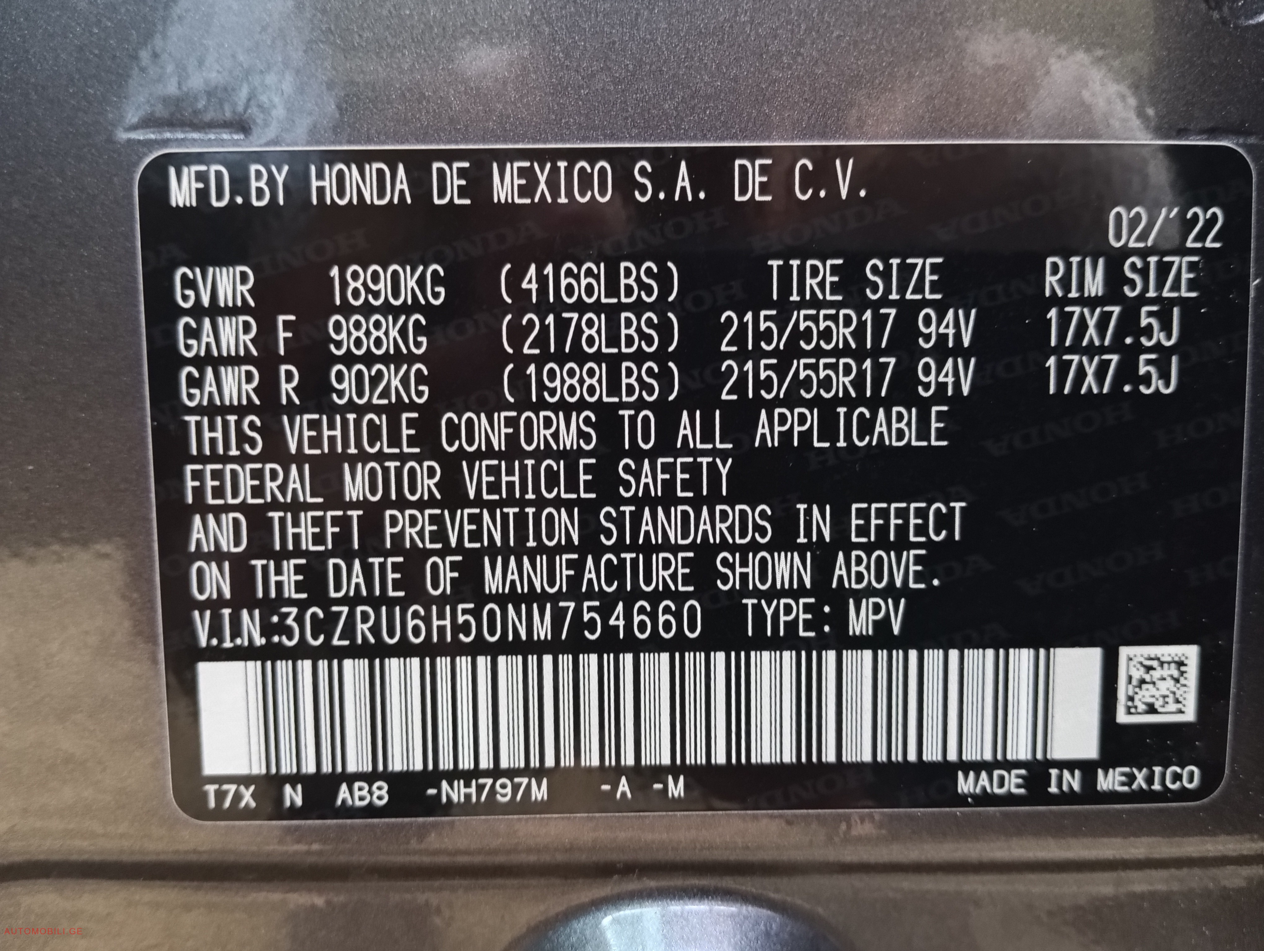 HONDA HR-V